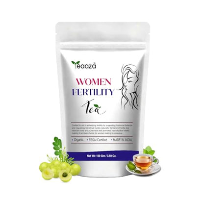 Image 1 of 100 Gram for the product Teaaza Women Fertility Tea (1 Month Pack)
