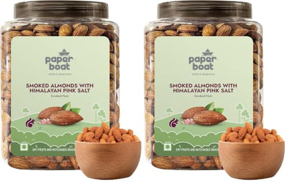 Image 5 of Roasted Almonds / 1 kg (Pack of 2) for the product Paper Boat Premium Smoked and Roasted Almonds