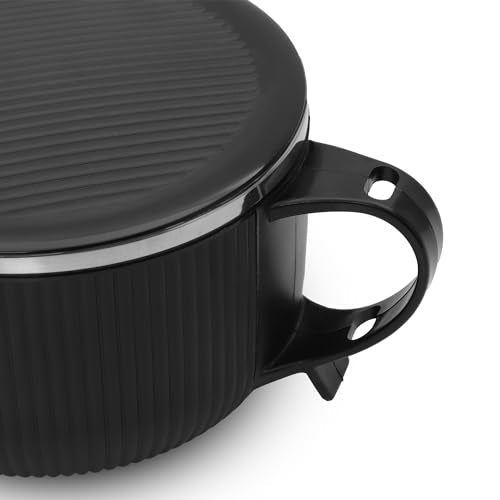 Image 5 of Jaypee Plus Stainless Steel Ribtok Meal Bowl Soup Bowl with Lid & Spoon 900ml