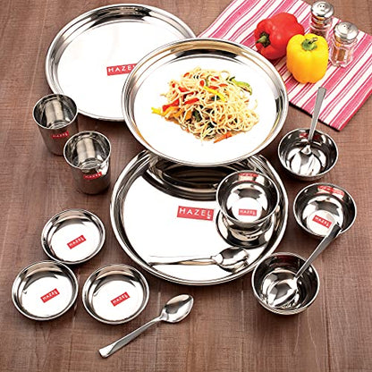 Image 9 of 18 / Round Edges for the product HAZEL Stainless Steel Dinner Set