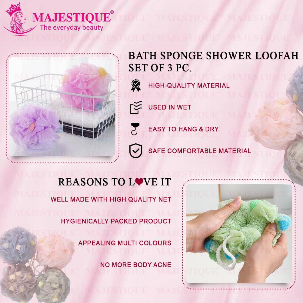 Image 4 of Majestique Premium Large Size Loofas - Pack of 3