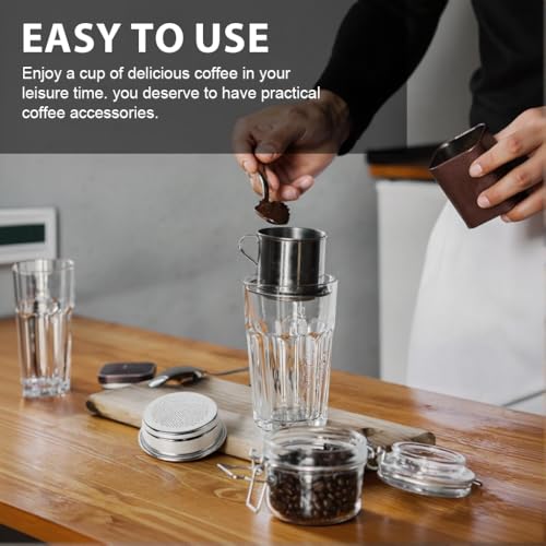 Image 7 of Supvox 51mm Portafilter Basket Single Shot Espresso Filter Cup Universal
