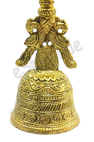 Image 4 of Esplanade Brass Bells For Mandir - 8" Ghanti