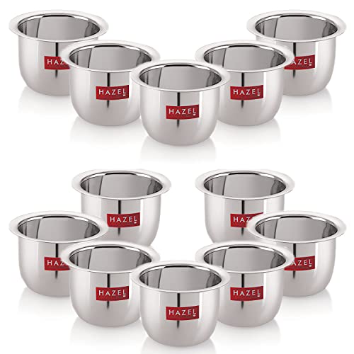 Image 8 of 12 / 100 ML (Tall) for the product HAZEL Stainless Steel Tea Glasses