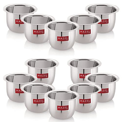 Image 8 of 12 / 100 ML (Tall) for the product HAZEL Stainless Steel Tea Glasses
