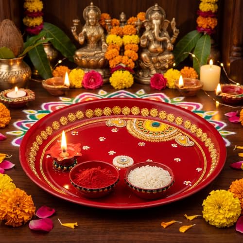 Image 14 of JH Gallery Pooja Thali Set