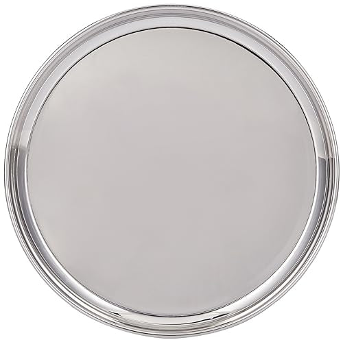 Image 1 of Default Title for the product neelam Stainless Steel Buffet Plate 25 cm
