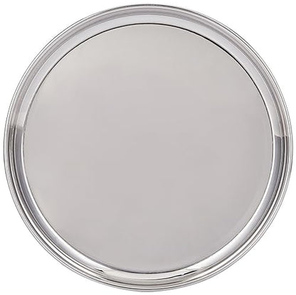 Image 1 of Default Title for the product neelam Stainless Steel Buffet Plate 25 cm