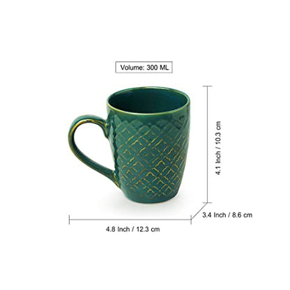 Image 6 of ExclusiveLane Ceramic Coffee Mugs Set of 6 300 ML