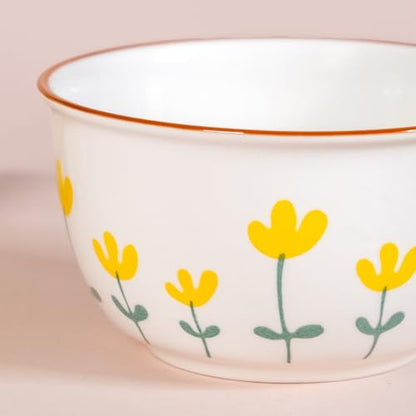 Image 6 of Nestasia Ceramic Soup Bowl with Spoon Set of 4 (400ml Each)
