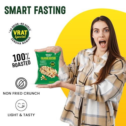 Image 7 of Roasty Tasty Falahari Mix Roasted Namkeen Snack 200G
