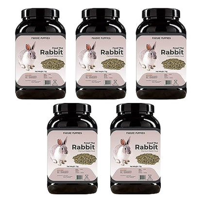 Image 10 of Container - Rabbit Food, 5Kg for the product Foodie Puppies Rabbit Food Dry Pellets