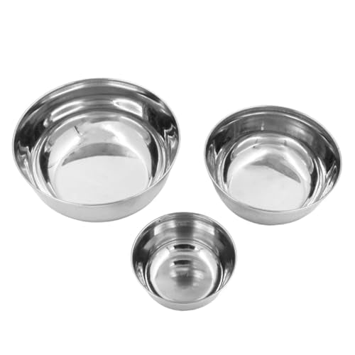 Image 2 of Spillbox Stainless Steel Dessert Bowl Set 3 Pieces
