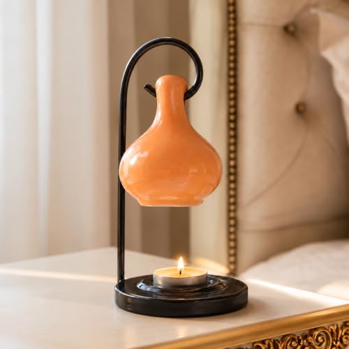 Image 2 of Orange for the product Pure Source India Ceramic Aroma Oil Diffuser Hanging Burner
