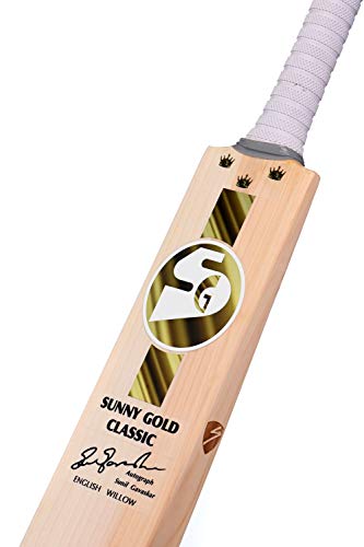 Image 5 of SG Sunny Gold Classic Bat English Willow Hard Pressed Shaped for Superb Stroke Cricket Bat (Leather Ball)