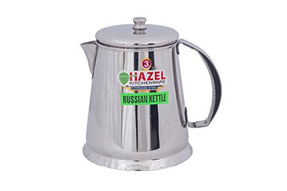 Image 1 of Default Title for the product HAZEL Restaurant Stainless Steel Tea Pot Water Kettle Pitcher Coffee Pot with Handle (1050 ml)