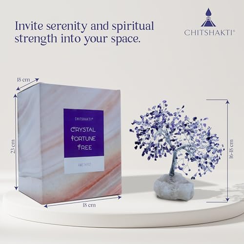 Image 3 of Chitshakti Amethyst Crystal Tree – 500 Beads