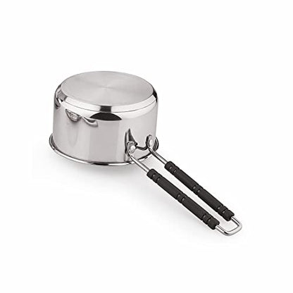 Image 4 of neelam Stainless Steel Sauce Pan, 1150ml, 1 Piece (Silver)
