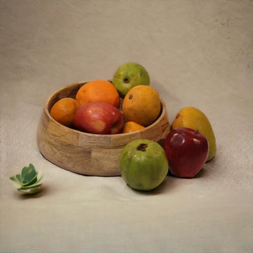 Image 3 of Vesta Homes Large Wooden Serving Bowl 2500 ML