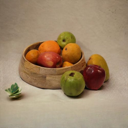 Image 3 of Vesta Homes Large Wooden Serving Bowl 2500 ML