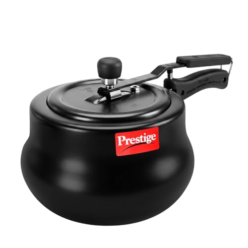 Image 1 of 3 Litres / Pressure Handi for the product Prestige 3 Litre Hard Anodized Nakshatra Plus Inner Lid Pressure Cooker