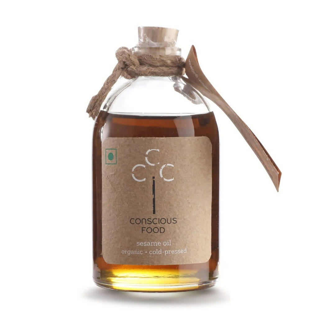 Image 1 of 100 ml for the product Conscious Food Organic Cold Pressed Sesame Oil