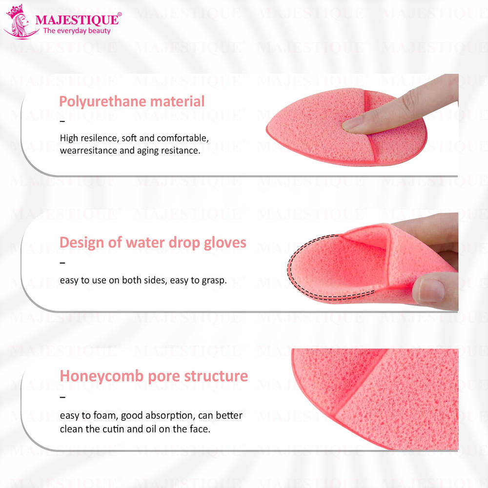 Image 6 of Majestique Cotton Face Pads with Reusable Sponge