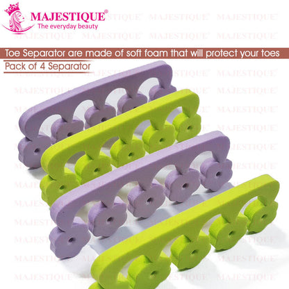 Image 6 of Majestique Foot Finger Separator - Premium Pedicure Tool Kit