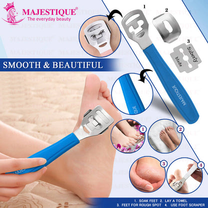 Image 3 of Majestique Corn Cutter Callus Remover For Foot With 10 Blades