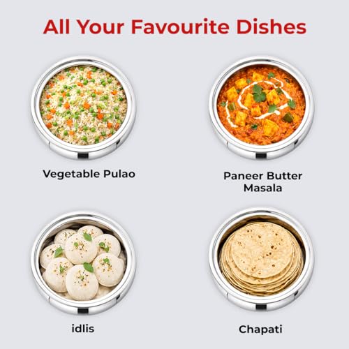 Image 6 of AVIAS Onyx Press Type Insulated Stainless Steel Casserole, 1500ml