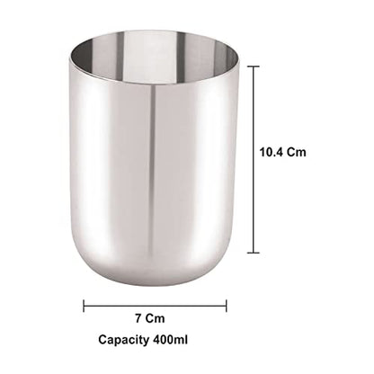 Image 3 of neelam Stainless Steel Diamond Royal Glass Set of 12, 300 ml