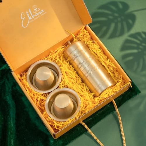 Image 4 of Ekhasa Suvrasa 100% Pure Brass Filter Coffee Maker for Home & Office