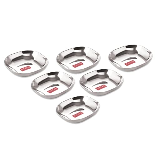 Image 14 of SS, 400 ML / Set of 6 for the product HAZEL Steel Dessert Silver Plate