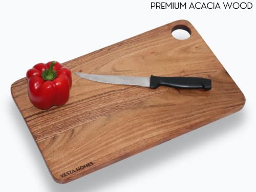 Image 5 of Vesta Homes Wooden Chopping Board 35x21.5x1.5 cms
