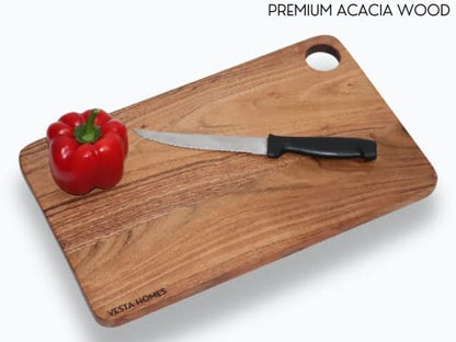 Image 5 of Vesta Homes Wooden Chopping Board 35x21.5x1.5 cms