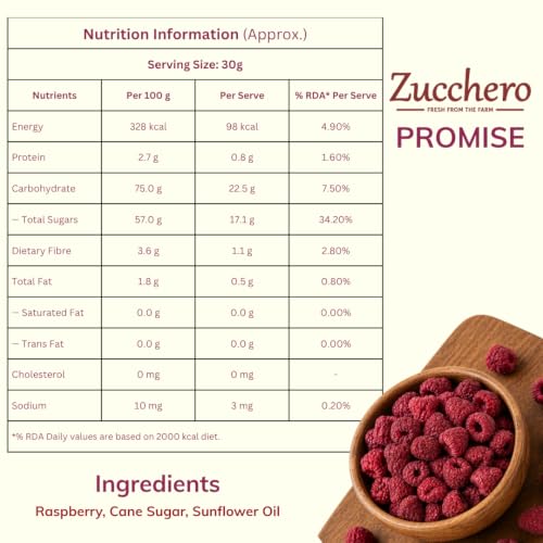 Image 2 of Zucchero Amazing Dried Raspberry 200 grams