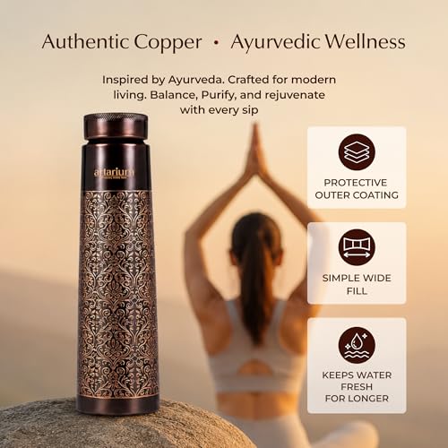 Image 12 of Artarium Copper Water Bottle
