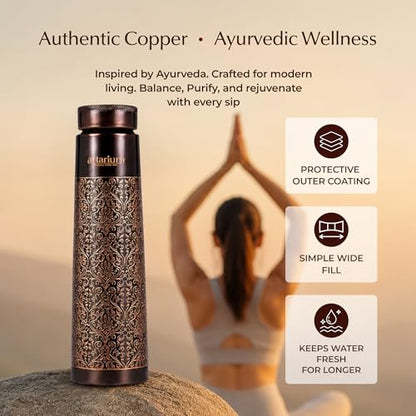 Image 12 of Artarium Copper Water Bottle