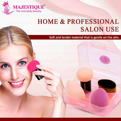 Image 6 of Majestique Foundation Tools Set, Makeup Sponge & Beauty Blender Set
