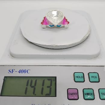 Image 4 of Dista Silvers Pink Butterfly Fancy Diya 14.2g
