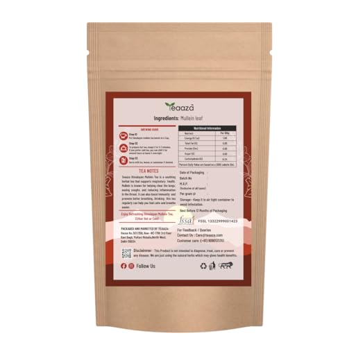 Image 4 of Teaaza Himalayan Mullein Tea |Lung Detox Tea