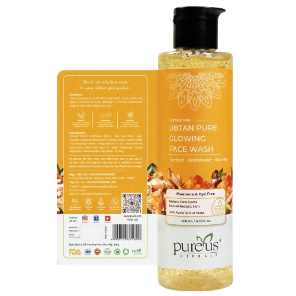 Image 2 of Pureus Herbals Somashree Ubtan Face Wash