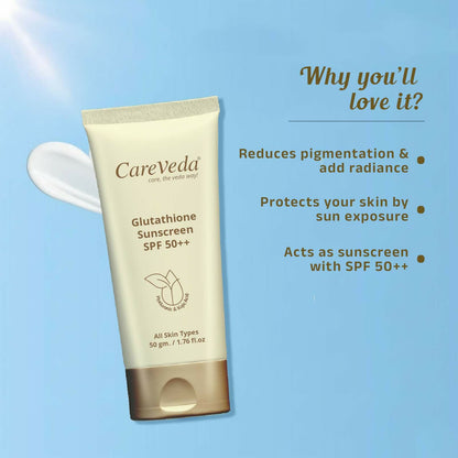 Image 7 of CareVeda Glutathione Sunscreen SPF 50++