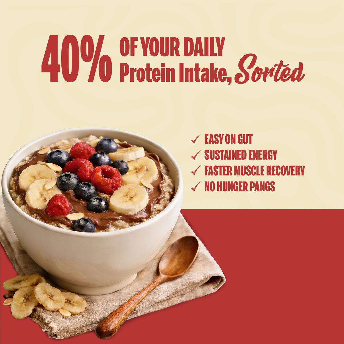 Image 6 of Doctor's Choice Protein Oats Combo – Banana Caramel & Strawberry Protein Oats