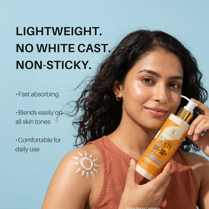 Image 4 of Velleja 2-in-1 Sunscreen Body Lotion SPF 50 PA++++ with 5% Niacinamide & Ceramides