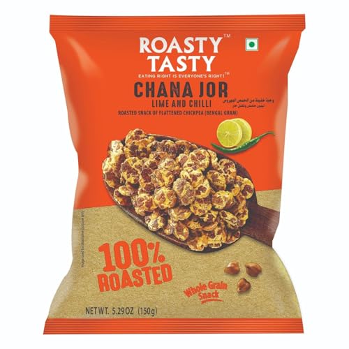 Image 4 of Roasty Tasty Roasted Chana Jor Lime & Spicy Indian Snacks 750g