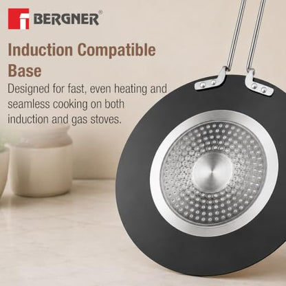 Image 6 of BERGNER ArtisanForge Hard Anodised Roti Tawa