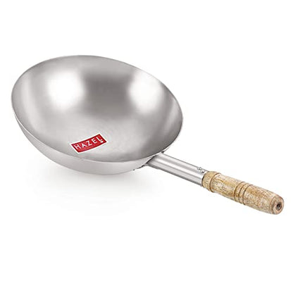 Image 1 of Default Title for the product HAZEL Chinese Wok with Handle 25.5 cm 1900 ml