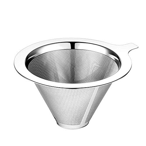Image 1 of Default Title for the product HASTHIP Pour Over Coffee Filter, Paperless Coffee Dripper 2-4 Cup SUS