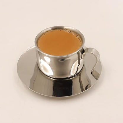 Image 8 of Spillbox Stainless Steel Cup and Saucer